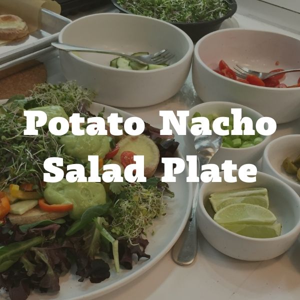 Potato Nacho Salad Plate